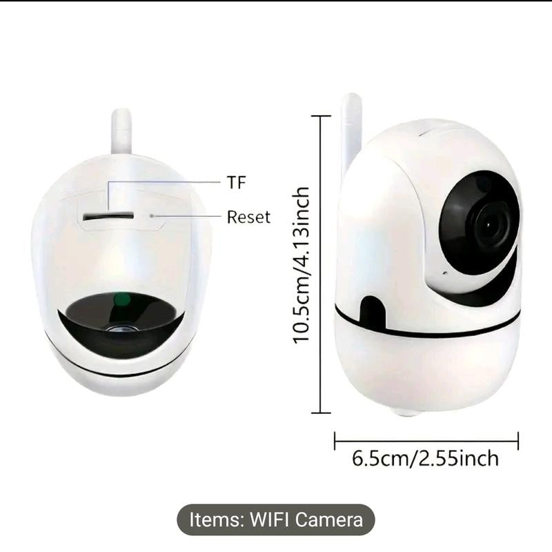 Wifi Pet Camera with 355° Pan, 110° Tilt, 2-Way Audio and Cloud Storage for Remote Monitoring - USB Powered Security Protective Protection