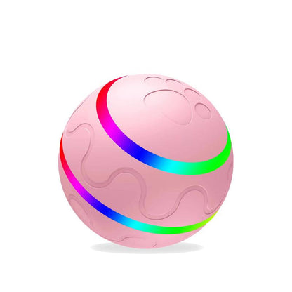 Smart Interactive Pet Ball Remote Control Flashing Rolling Jumping Rotating Waterproof Dog Chew Toy Ball for Aggressive Chewers