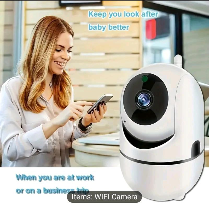 Wifi Pet Camera with 355° Pan, 110° Tilt, 2-Way Audio and Cloud Storage for Remote Monitoring - USB Powered Security Protective Protection