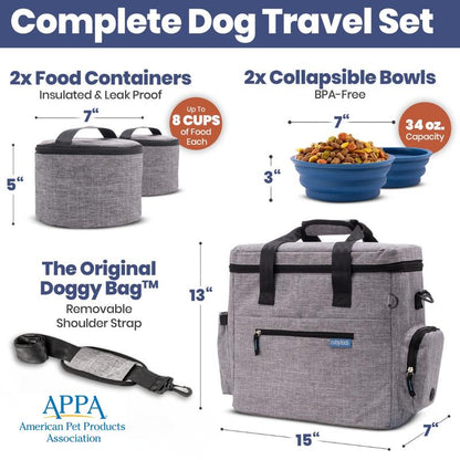 Original Doggy Bag™ Dog Travel Bag for Supplies